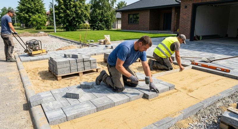 Our team working on Concrete Installation projects in Woodbridge, VA