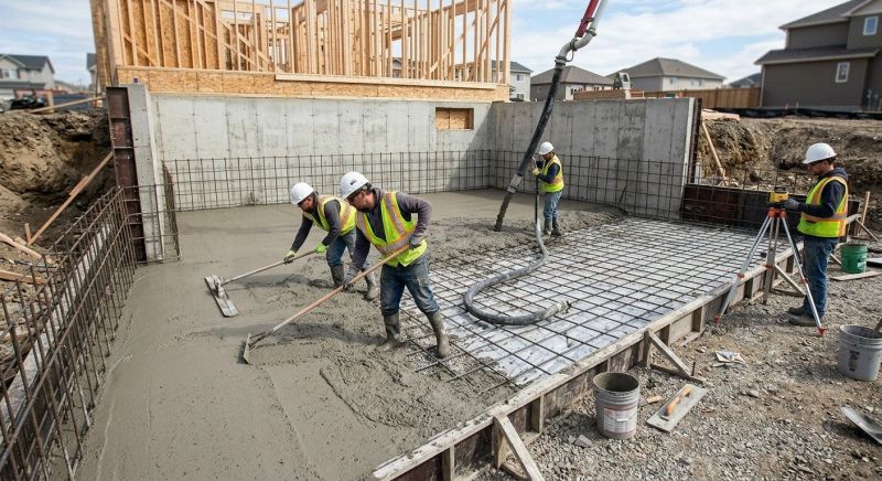 Basement Concrete Installation in Fauquier County, VA