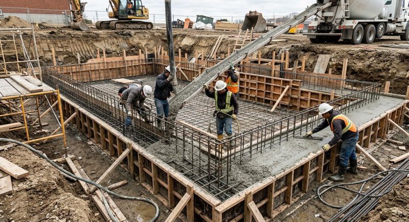 Basement Concrete Installation in Prince William County, VA