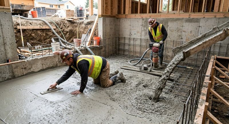 Basement Concrete Installation in Warrenton, VA