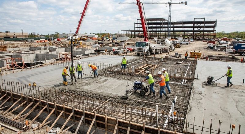 Commercial Slab Installation in Arlington County, VA