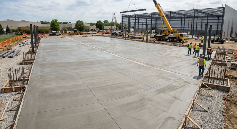 Commercial Slab Installation in Falls Church, VA