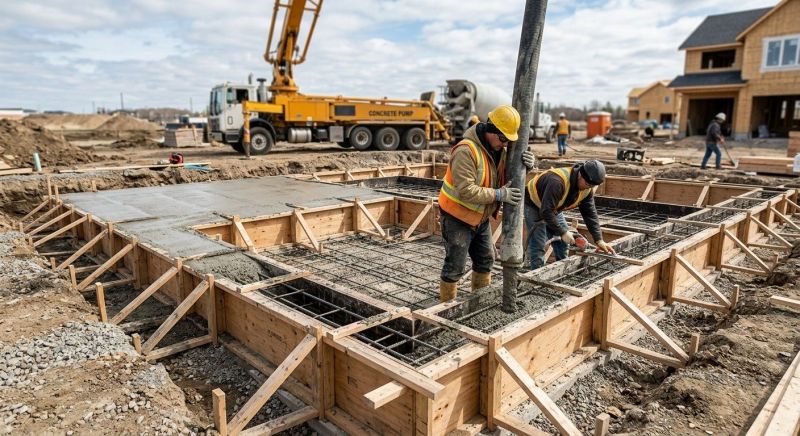 Concrete Foundation Installation in Clifton, VA