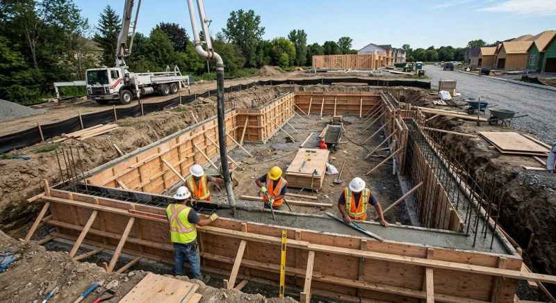 Concrete Foundation Installation in Fairfax County, VA