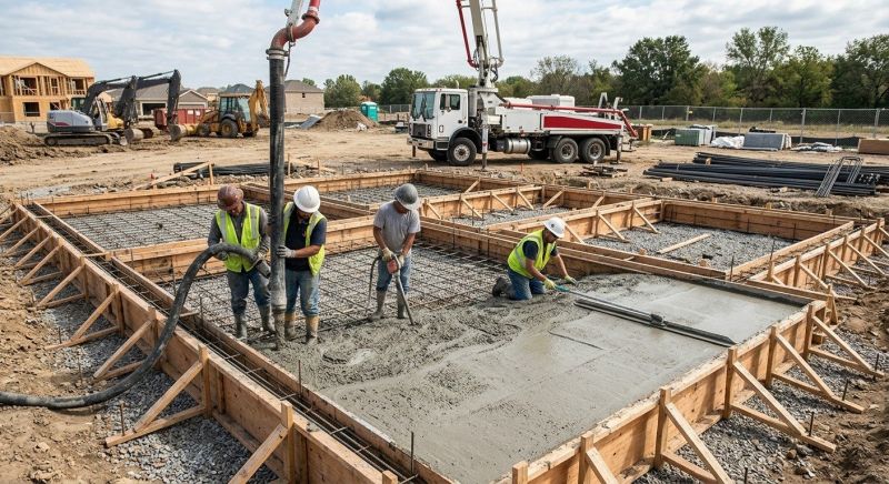 Foundation Wall Pouring in Great Falls, VA