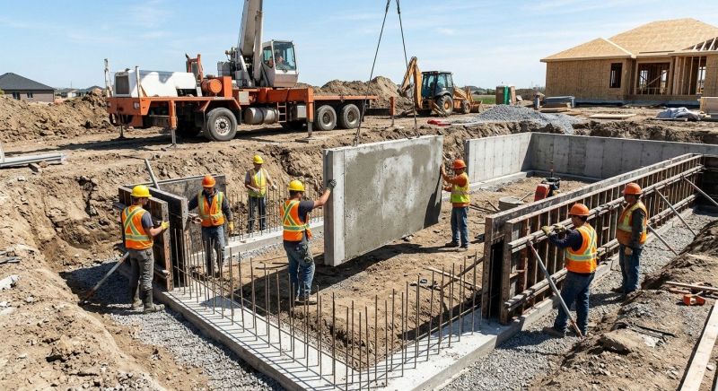 Foundation Wall Pouring in Great Falls, VA