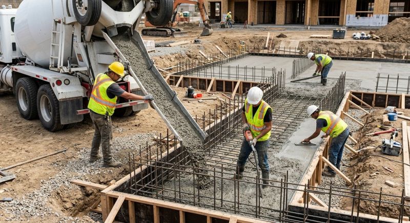 Foundation Wall Pouring in Woodbridge, VA