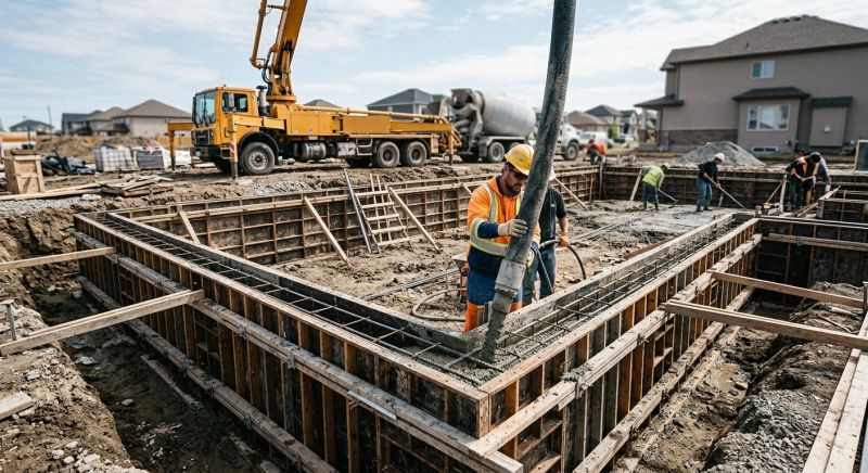 Foundation Wall Pouring in Prince William County, VA