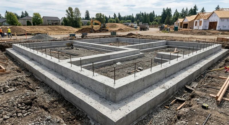 House Footing Construction in Woodbridge, VA